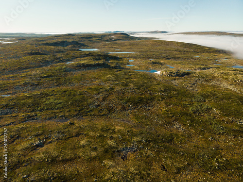 Hardangervidda mountain plateau landscape, Norway photo