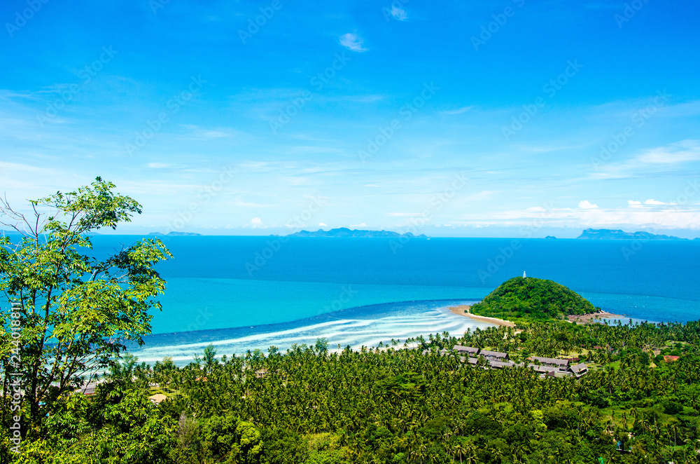 Travel Destination. Samui Island in The Golf of Thailand
