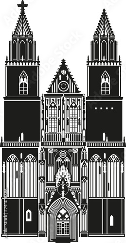 Magdeburg Dom Silhouette 