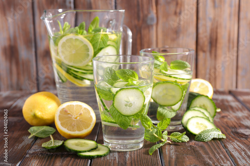 Photos detox water infused