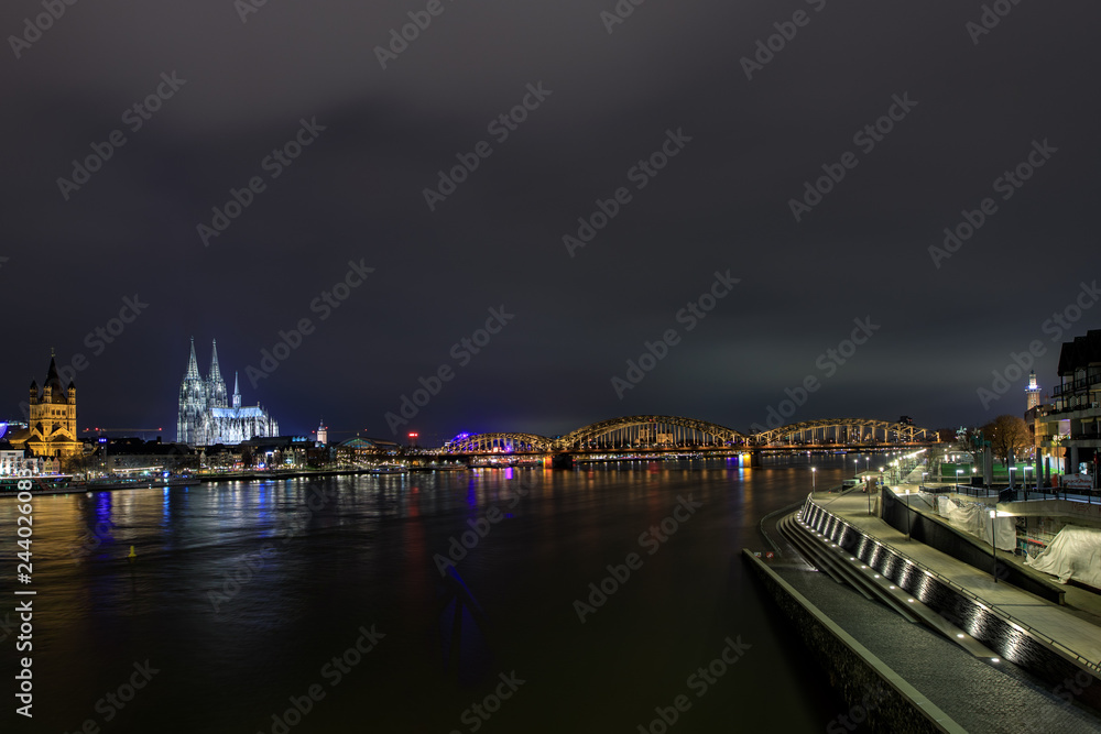 Fototapeta premium Hafen Köln