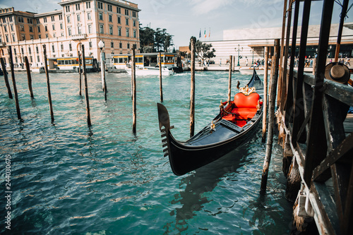 Boat in Venice, Italy.