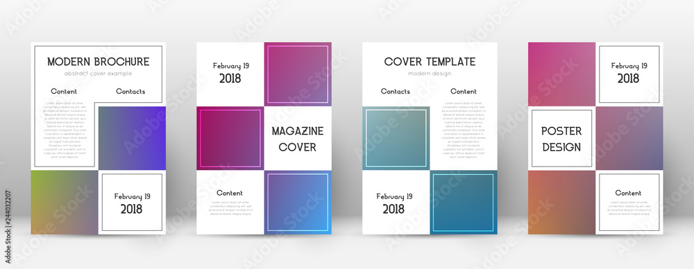 Flyer layout. Business overwhelming template for B Flyer layout. Business overwhelming template for B