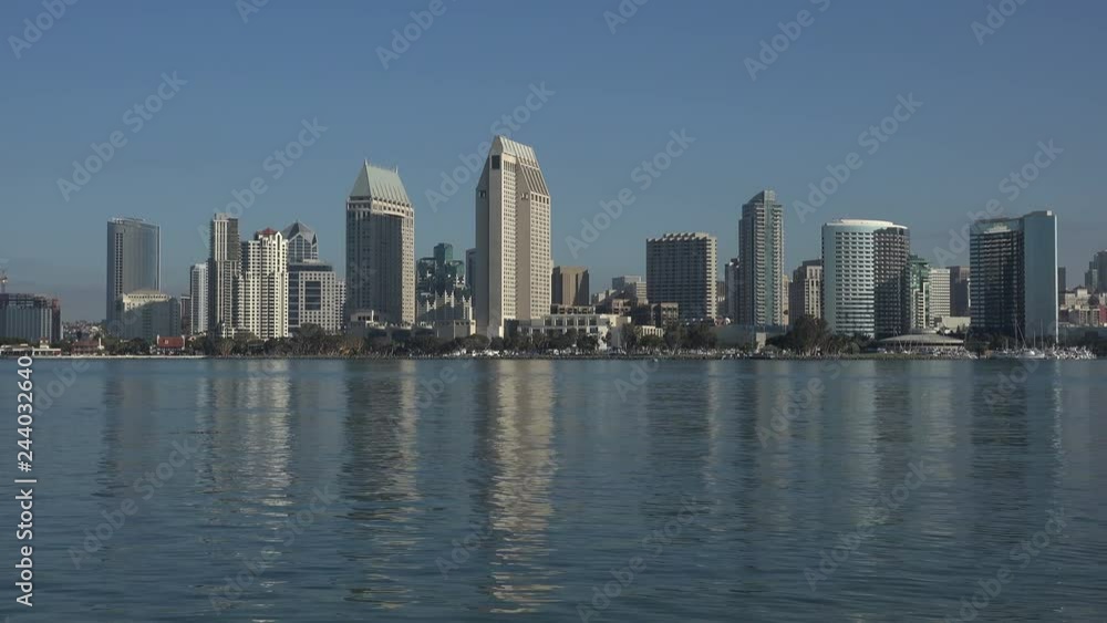 San Diego skyline buildings, California, USA San Diego skyline buildings, California, USA
