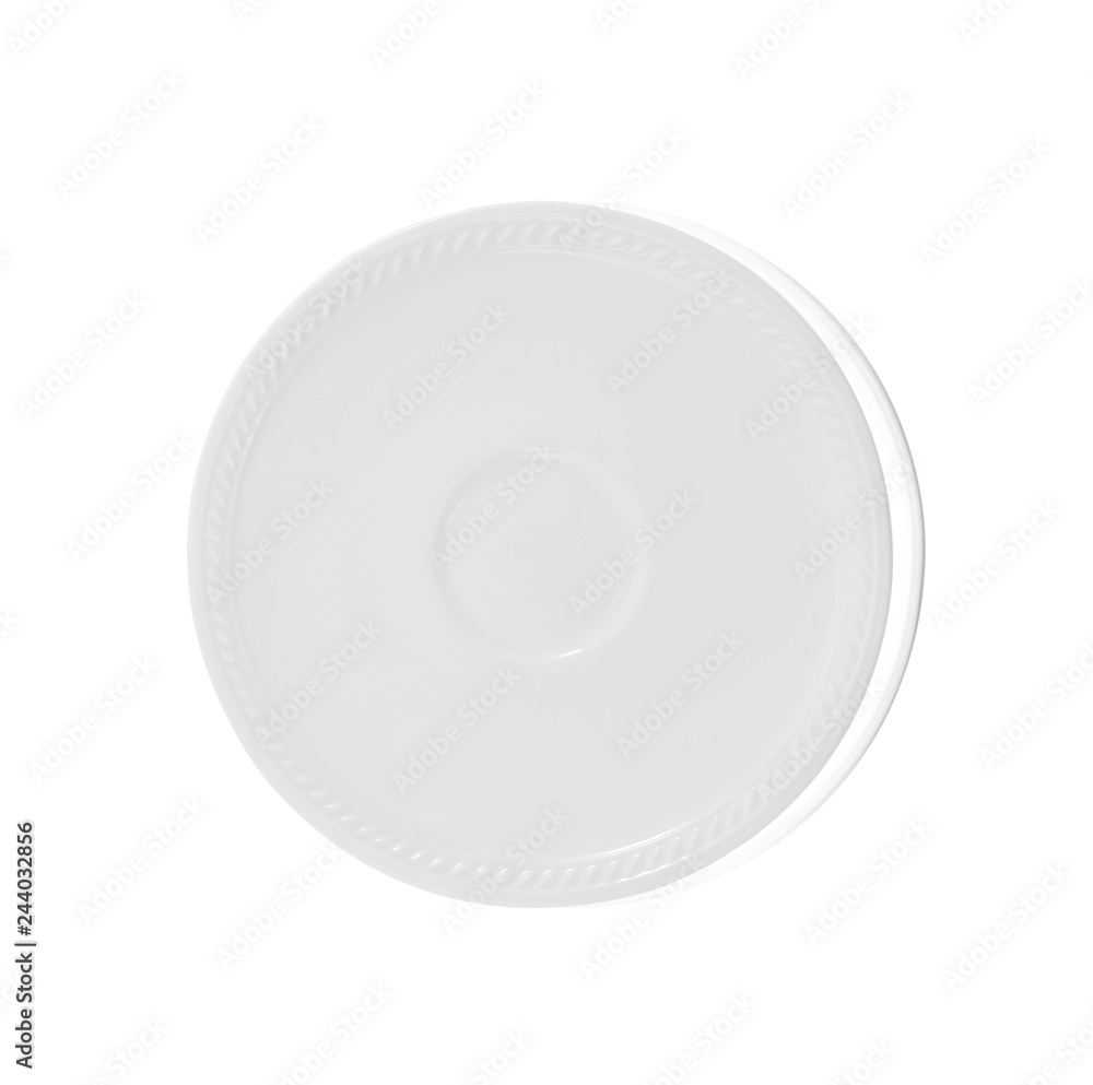white plate isolated on white background white plate isolated on white background