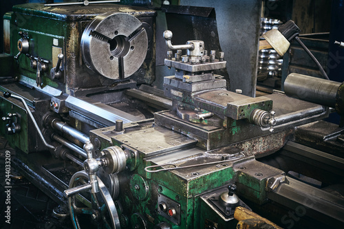 An old metalworking machine