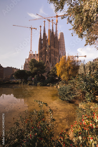 "Sagrada Familia" temple at Barcelona, Catalunya.