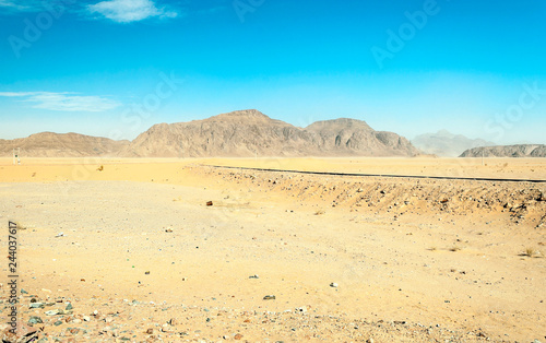 Wadi Rum desert in Jordan