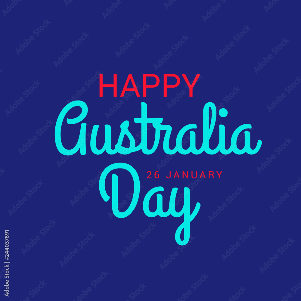 illustration of a Background for Happy Australia Day. illustration of a Background for Happy Australia Day.
