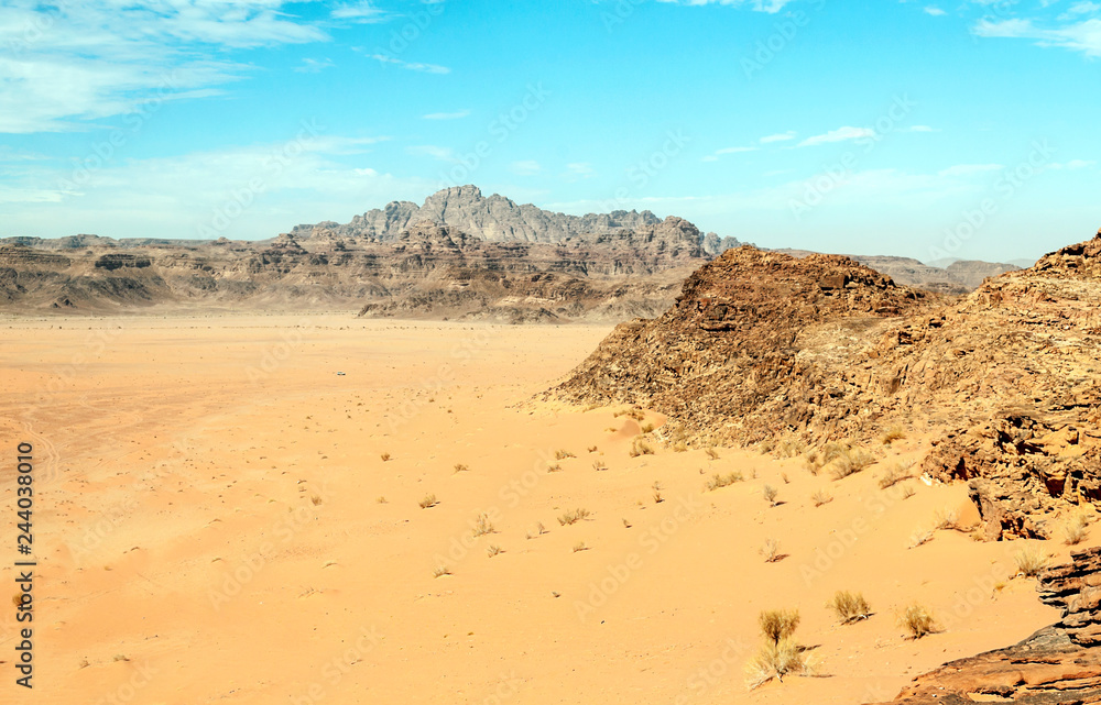 Wadi Rum desert in Jordan Wadi Rum desert in Jordan