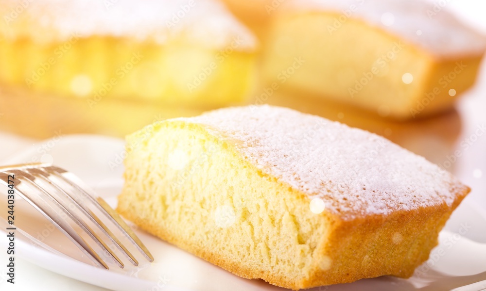 Cake lemon soft butter angel isolated decoration Cake lemon soft butter angel isolated decoration