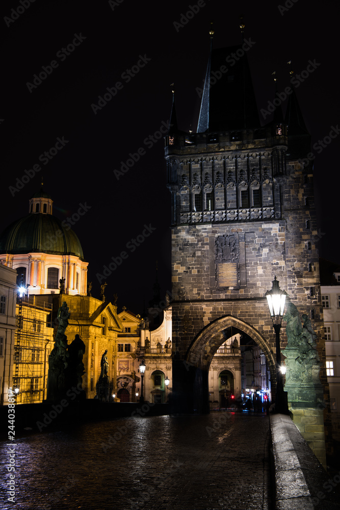 Fototapeta premium The old bridge prague