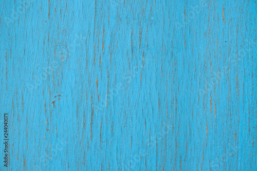 Wooden old blue background. Wallpaper for installation