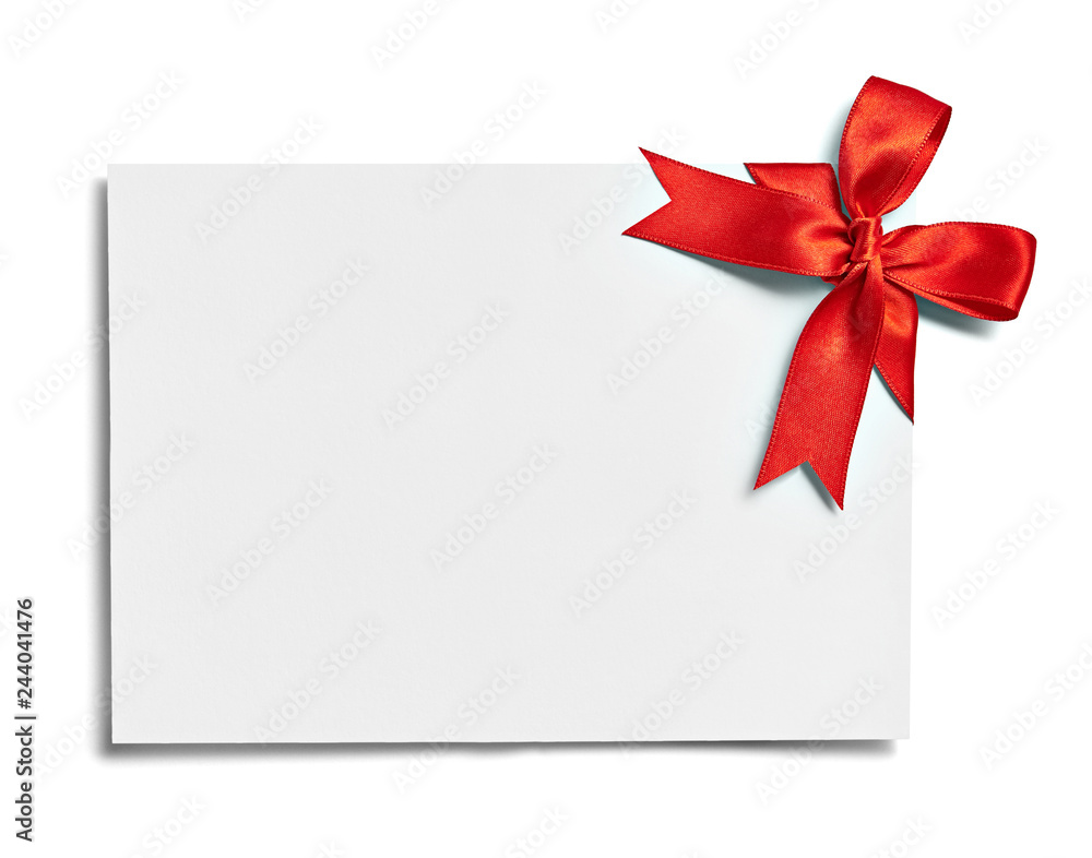 ribbon bow card note chirstmas celebration greeting ribbon bow card note chirstmas celebration greeting