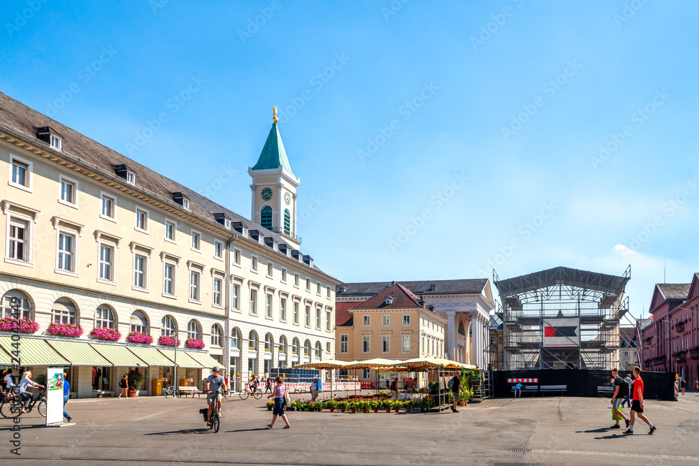 Karlsruhe, Marktplatz 