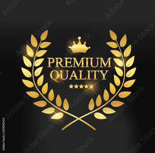 Premium Quality Label Vector Illustration