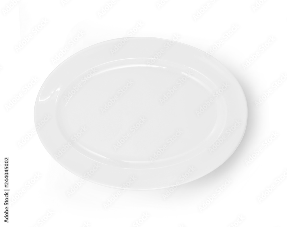 white plate isolated on white background white plate isolated on white background