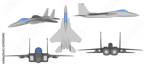 Vector jet aircraft for soldiers