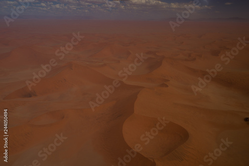 ナミブ砂漠（上空から撮影）