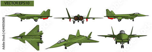 Vector jet aircraft for soldiers