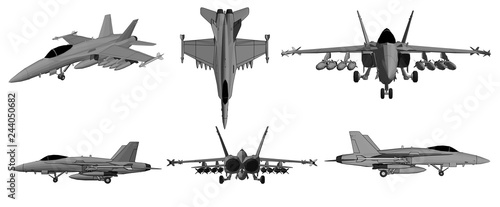 Vector jet aircraft for soldiers