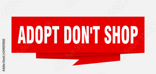 adopt don't shop