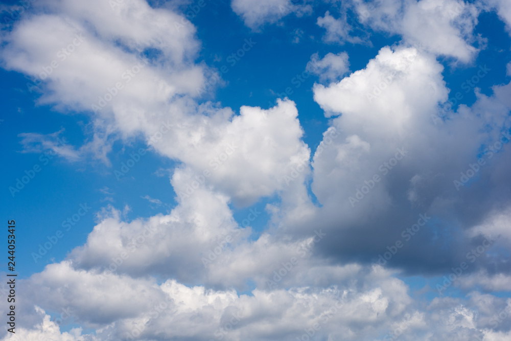 Fototapeta premium Clouds with blue sky.