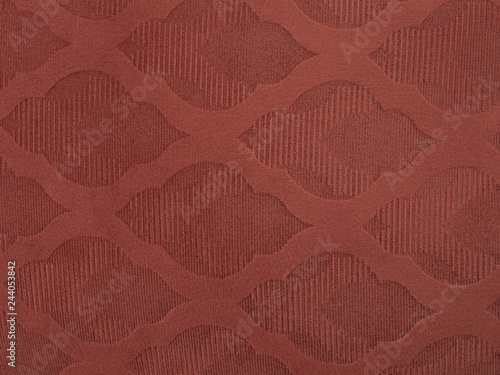 Close-up red texture fabric cloth textile background