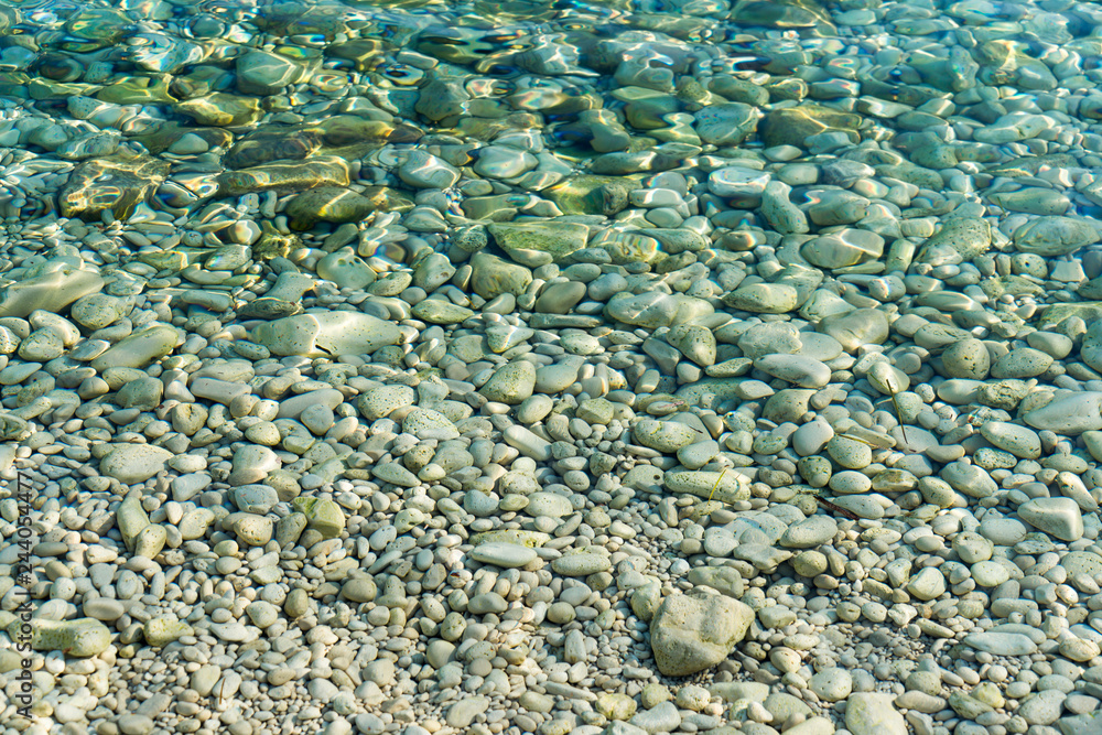 pebbles in the water for backgrounds and overlays