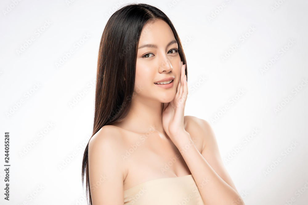 Beautiful Young asian Woman with Clean Fresh Skin Beautiful Young asian Woman with Clean Fresh Skin