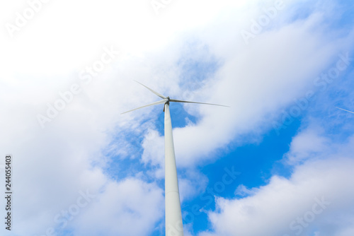 Windmill turbine for electric production at Khao Kho, Petchaboon, Thailand