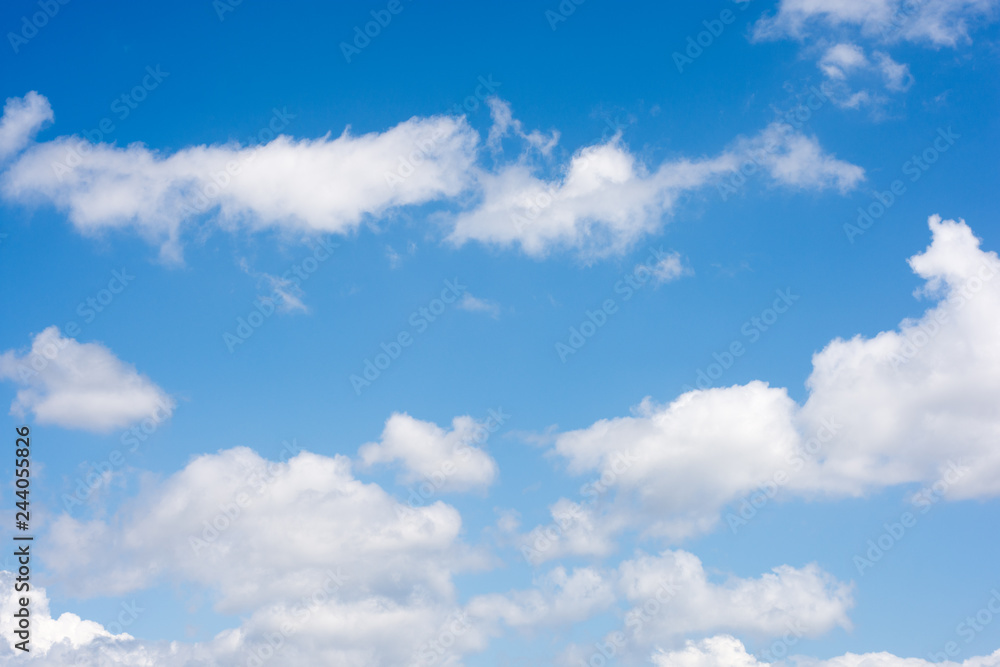 Clouds with blue sky.