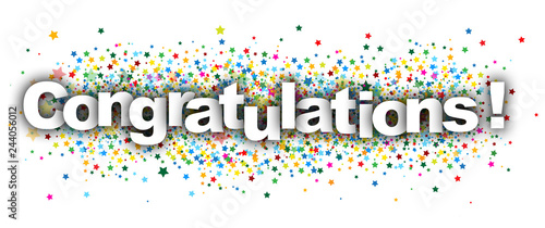 congratulations label