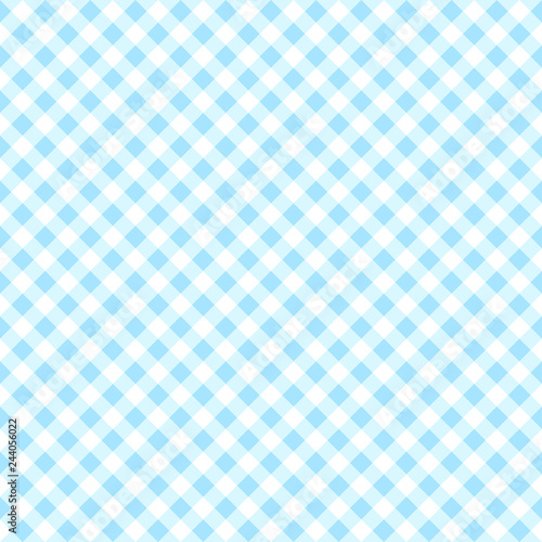 Pattern seamless checkered chevron with blue tone. Design geometric stripe for background image or fashion minimalist design, fabric, textile, wallpaper, gift wrapping paper etc. Abstract vector.