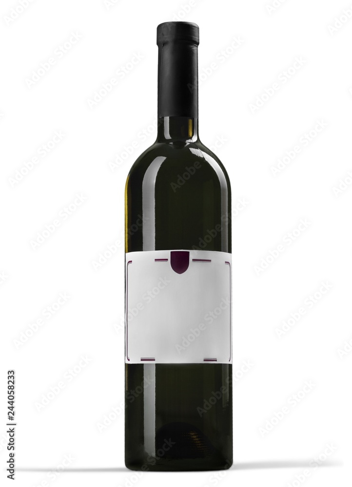 Naklejka premium Bottle of Red Wine