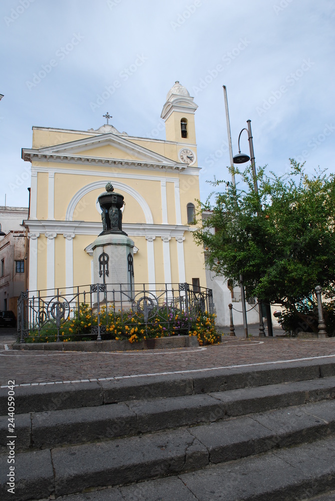 Naklejka premium Italien - Ischia - Barano d`Ischia - Kirche