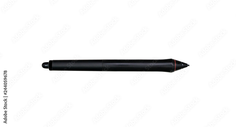 Mouse pen on a white background. Pen for pen tablet. Mouse pen on a white background. Pen for pen tablet.