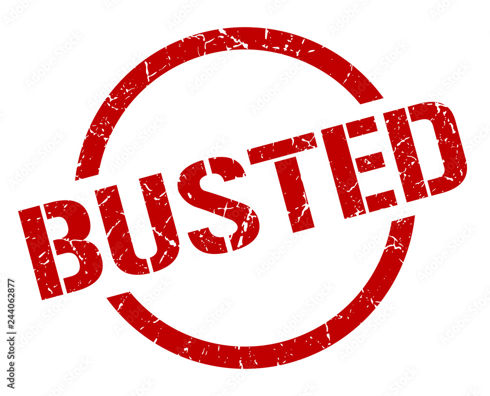 busted stamp