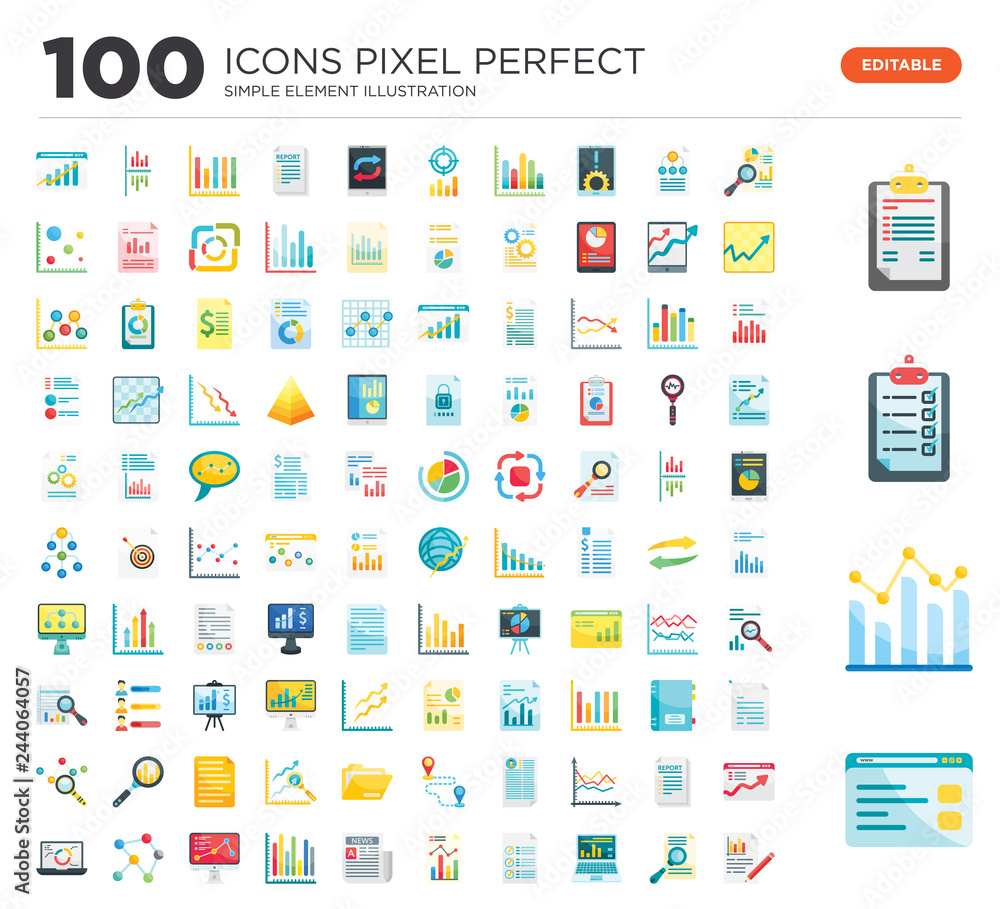 100 Set of icons such as Browser, Analytics, Clipboard, Search, Laptop, Tasks, Newspaper 100 Set of icons such as Browser, Analytics, Clipboard, Search, Laptop, Tasks, Newspaper