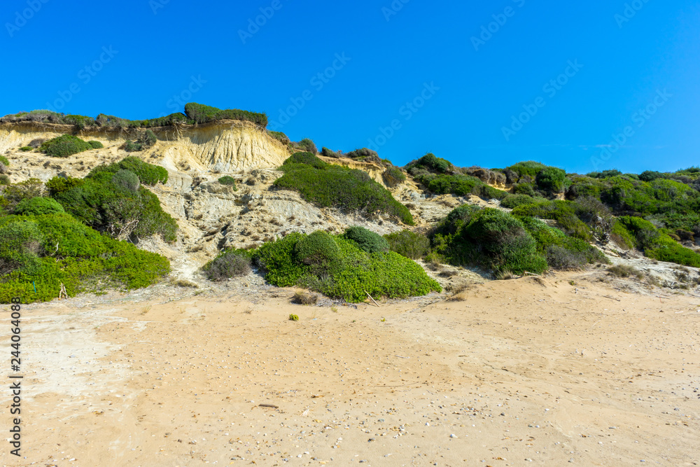 Greece, Zakynthos, Beautiful dunes of gerakas bay Greece, Zakynthos, Beautiful dunes of gerakas bay