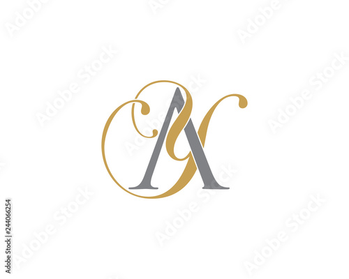 AY YA Letter Logo Icon 002
