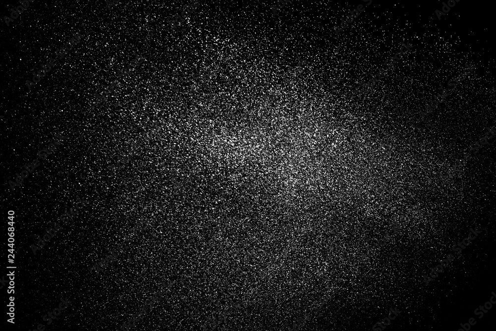 Obraz premium water splash isolated on black background