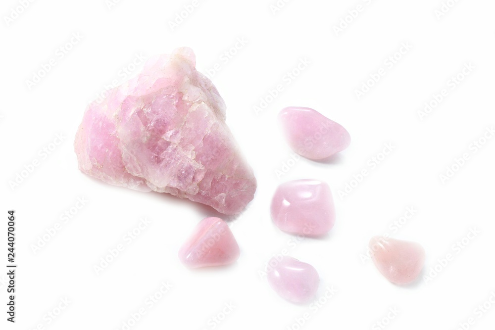 macro photography of natural mineral Rose Quartz macro photography of natural mineral Rose Quartz