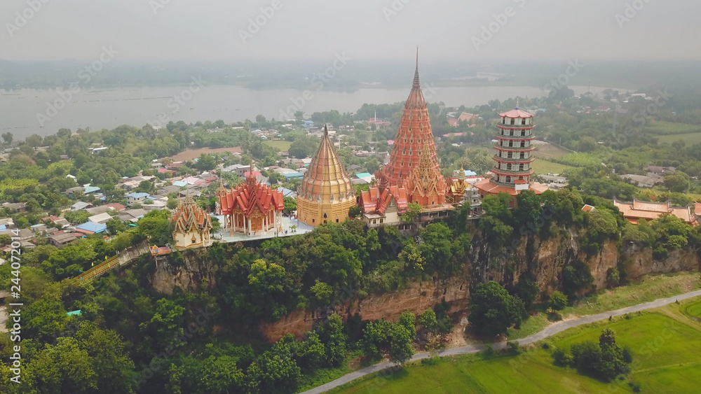 Aerial view of Wat Tham Sua