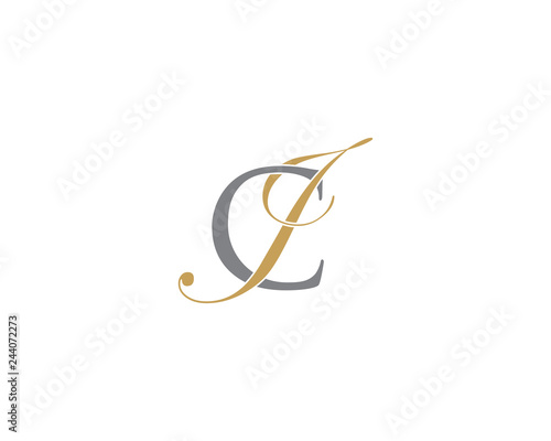 CJ JC Letter Logo Icon 002