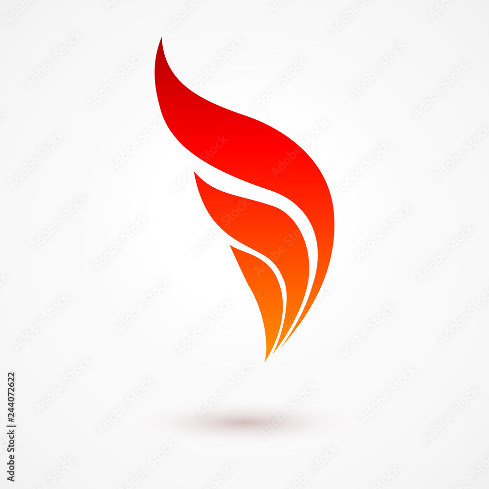 Obraz premium Fire Icon