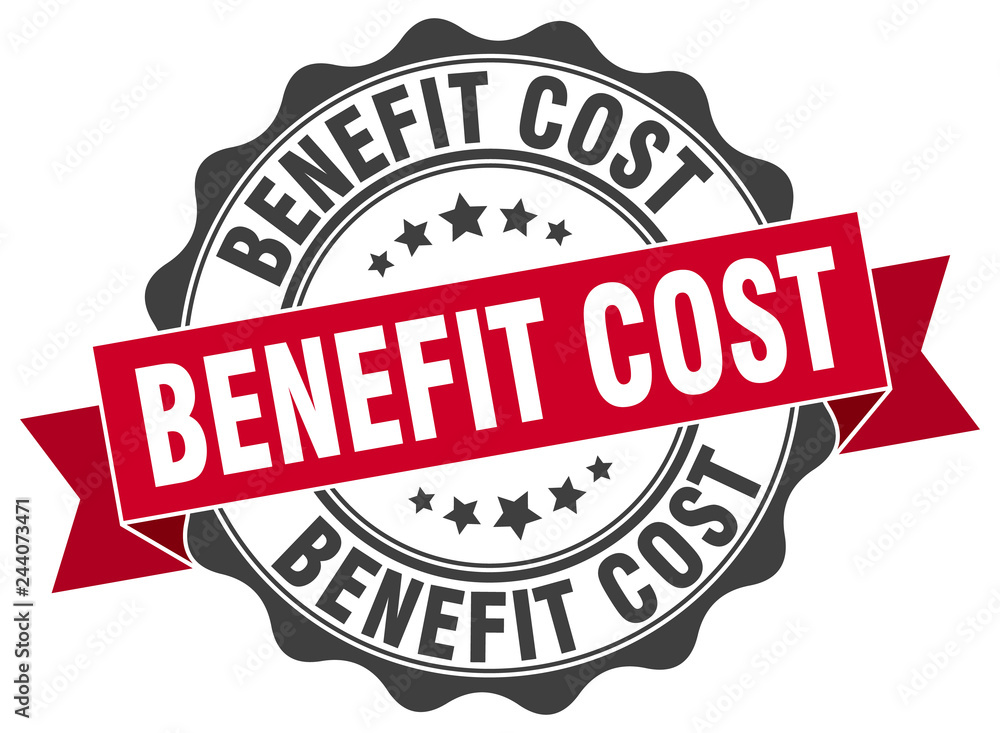 benefit cost stamp. sign. seal benefit cost stamp. sign. seal