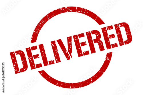 delivered stamp