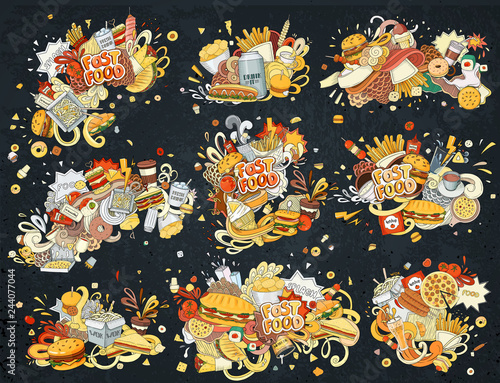 Fast food elements.