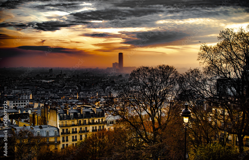 Paris city scape